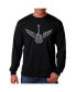 Фото #1 товара Men's Word Art Long Sleeve T-Shirt - Amazing Grace