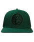 ფოტო #4 პროდუქტის Men's Forest Green Brooklyn Nets Tonal Logo Snapback Hat
