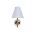 Фото #3 товара Настенный светильник DKD Home Decor 25W Позолоченный Металл полиэстер Белый 220 V (19 x 25 x 30 cm)