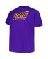 Men's Purple, Orange Phoenix Suns Big and Tall Short Sleeve and Long Sleeve T-shirt Set