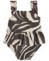 Фото #12 товара Baby 2-Piece Zebra 1-Piece Swimsuit & Cover-Up Set 9M