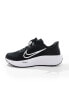 Nike Running Quest 6 trainers in black and white