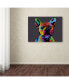 Фото #3 товара Michael Tompsett 'French Bulldog Grey' Canvas Art - 18" x 24"