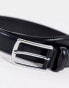 Jack & Jones premium leather belt in black