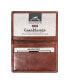 Casablanca Collection Men's RFID Secure Center Billfold with Removable Center Wing Passcase