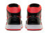 Кроссовки женские Jordan Air Jordan 1 Mid черно-красные Nike BQ6472-600 Красно-черный, 36.5 - фото #6