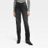 Women's High-Rise 90's Vintage Straight Jeans - Universal Thread Black 4 Short