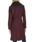 Фото #2 товара Women's Shawl Collar Wool-Blend Coat