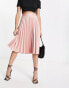 Фото #2 товара Closet London pleated midi skirt in mink