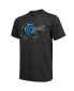 Фото #3 товара Men's Threads Cam Newton Black Carolina Panthers Tri-Blend Player Graphic T-shirt