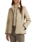 Фото #1 товара Women's Faux-Sherpa Collar Quilted Coat, Created for Macy's