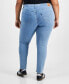 Trendy Plus Size 314 Mid-Rise Shaping Straight-Leg Jeans