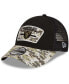 ფოტო #3 პროდუქტის Men's Black-Camouflage Las Vegas Raiders 2021 Salute To Service Trucker 9FORTY Snapback Adjustable Hat