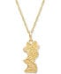 Фото #1 товара Disney children's Minnie Mouse Character 15" Pendant Necklace in 14k Gold
