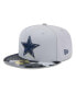 Фото #1 товара Men's Gray Dallas Cowboys Active Camo 59FIFTY Fitted Hat