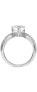 ფოტო #3 პროდუქტის Cubic Zirconia Heart Ring in Sterling Silver