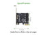 4 Port SATA III PCI-e 3.0 x1 Card Non-Raid with Low Profile Bracket