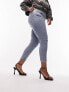 Topshop Curve premium Original Mom jean in bleach - LBLUE