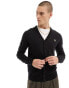 Фото #1 товара Fred Perry classic cardigan in black