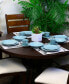 Фото #9 товара Fleur De Lys 20 Piece Dinnerware Set in Turquoise