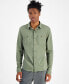 Men's Regular-Fit Button-Down Knit Shirt, Created for Macy's