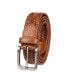 ფოტო #2 პროდუქტის Men's Casual Stretch Braided Leather Belt