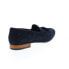 Bruno Magli Nilo MB2NILN1 Mens Blue Suede Loafers & Slip Ons Tasseled Shoes