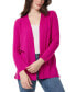 Фото #2 товара Women's Relaxed V-Neck Open Cardigan