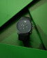 ფოტო #4 პროდუქტის Men's Chrono Ceramic Matte Olive Green Ceramic Bracelet Watch 45mm