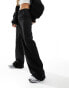 Tommy Jeans claire high rise wide cargo pant in black