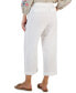 ფოტო #2 პროდუქტის Petite 100% Linen Pull-On Cropped Pants, Created for Macy's