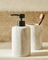 Фото #12 товара Диспенсер для ванной комнаты из смолы с круглым основанием и дизайном в мраморном стиле от ZARAHOME.