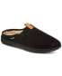 ფოტო #9 პროდუქტის Men's Microsuede Hoodback Slipper