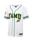 Фото #3 товара Men's White, Green Florida A&M Rattlers Free Spirited Baseball Jersey