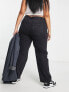 Cotton:On Curve loose straight leg jeans in black