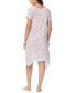 ფოტო #4 პროდუქტის Women's Printed Short Sleeve Sleepshirt