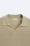 LYOCELL - LINEN KNIT POLO SHIRT