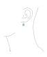 ფოტო #9 პროდუქტის Traditional 4.50 CTW Gemstone Emerald Cut Drop Earrings For Women Hinge Lever Back Yellow Gold Plated .925 Sterling Silver