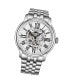 ფოტო #2 პროდუქტის Men's Legacy Silver-tone Stainless Steel , White Dial , 45mm Round Watch