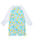 ფოტო #3 პროდუქტის Baby Girls Lemon Drops LS Sunsuit