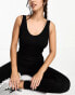 Фото #1 товара ASOS 4505 Icon seamless rib deep plunge vest in black