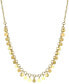 Фото #1 товара Giani Bernini dangle Disc Statement Necklace, 16" + 2" extender, Created for Macy's