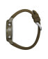 Unisex Peak Patrol Olive Silicone Strap Digital Watch, 46mm