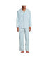 ფოტო #3 პროდუქტის Men's Long Sleeve Essential Pajama Set