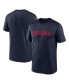 Фото #1 товара Men's Navy Arizona Wildcats Primetime Legend Wordmark T-Shirt