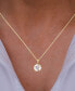 Фото #2 товара Macy's enamel Hummingbird 18" Pendant Necklace in 14k Gold