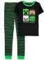 Фото #1 товара Kid 2-Piece Minecraft 100% Snug Fit Cotton Pajamas 10