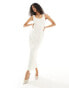 Closet London sleeveless midaxi pencil dress in ivory