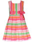 ფოტო #2 პროდუქტის Little & Toddler Girls Sleeveless Striped Seersucker Dress