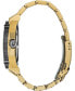ფოტო #2 პროდუქტის Men's Precisionist Diamond-Accent Gold-Tone Stainless Steel Bracelet Watch 46.5mm